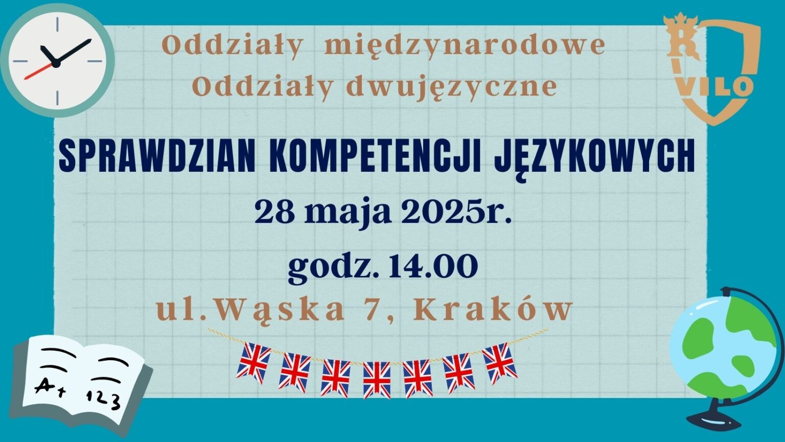 Sprawdzian kompetencji językowych – VI Liceum Ogólnokształcące